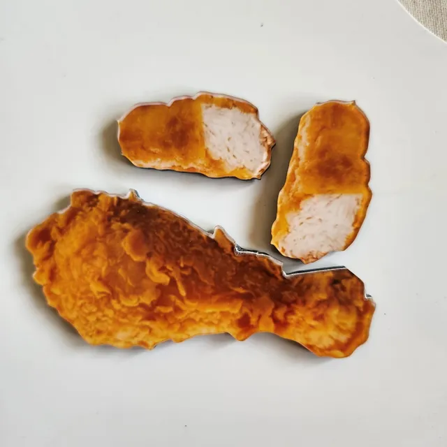 Fried Chicken Magnet Set