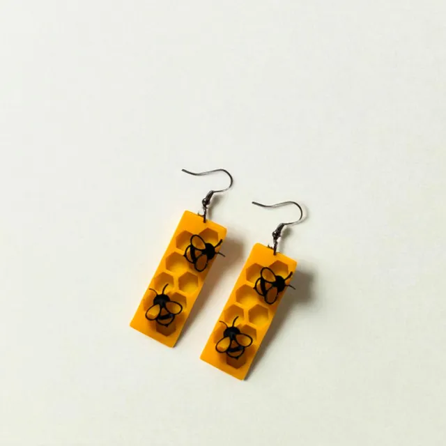 Bee-Yond Golden Earrings