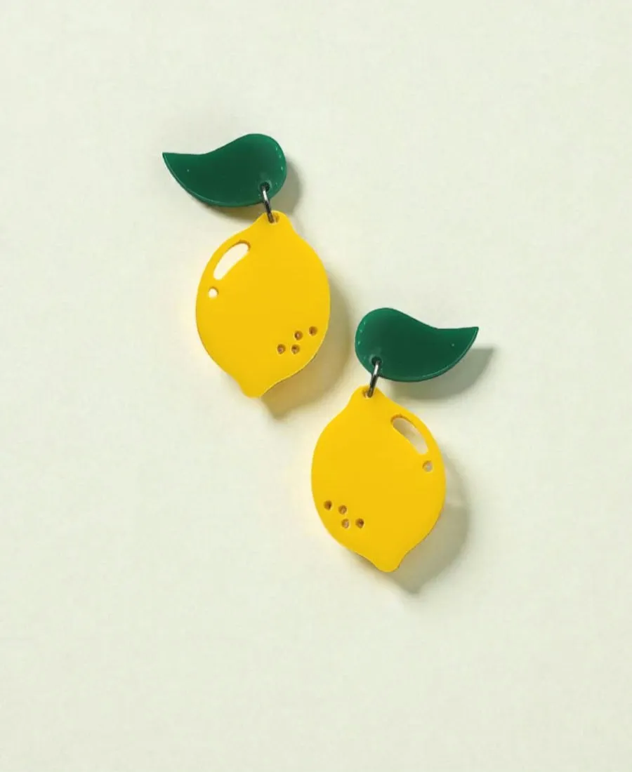 Lemon earrings